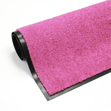 Inactief Bezem Pardon Wash & Clean deurmat kleur Pink WAC040 - 180 x 60 cm - Smophy Home
